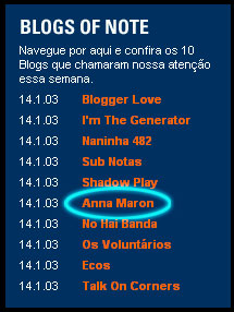 Blog of note, hein?