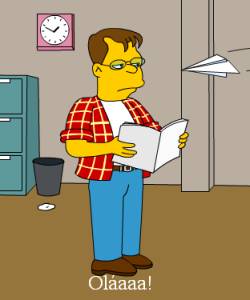 Eu, vers&atilde;o Simpsons