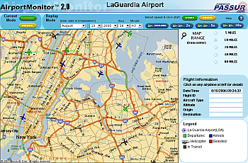 Monitor de tráfego aéreo em Java