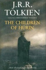 Capa do livro “The Children of Hurin” de J.R.R.Tolkien