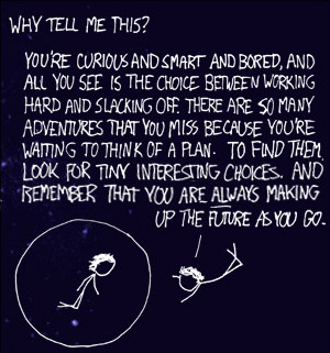 Trecho da tirinha de quadrinhos xkcd