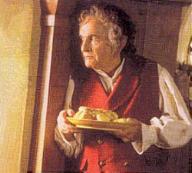 Bilbo, um hobbit de verdade mandando um prato de comida