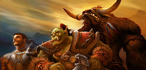 3 raças do World of Warcraft: humanos, orcs e tauren