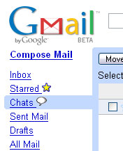GMail chats